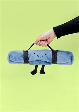 <ul>    <li>The Amuseable Yoga Mat by Jellycat is the perfect gift&nbsp;for a zen buddy!</li>    <li>This soft,&nbsp;fluffy companion is rolled-up and ready to cheer you on&nbsp;from the side-lines</li>    <li>Please note that this product is <strong>a toy</strong> and not intended to be used as a&nbsp;functioning yoga mat</li>    <li>Dimensions: 7cm high, 37cm wide</li></ul>